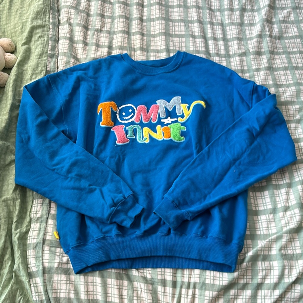 TommyInnit Blue Crewneck